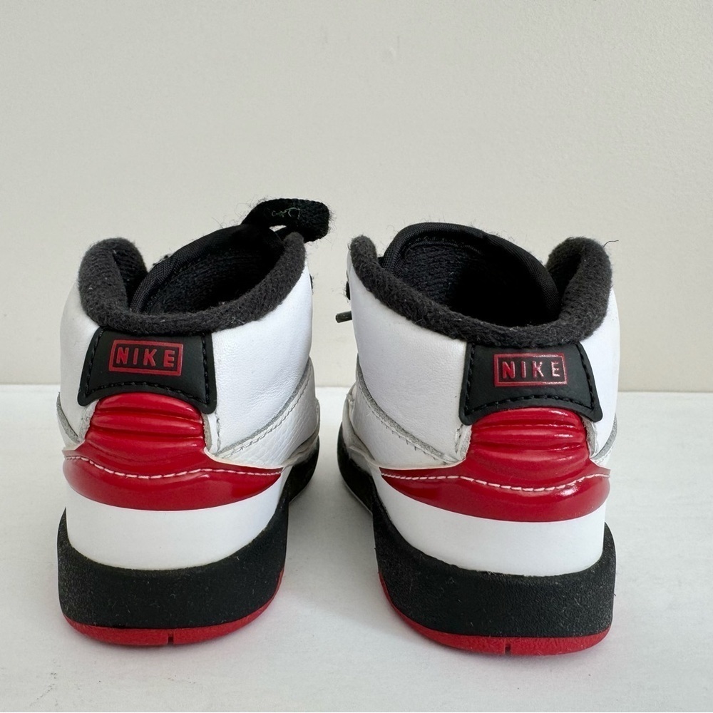 Nike Air Jordan 2 Retro PS Chicago White Black Varsity Red AJ2 DQ8564 106 - Picture 15 of 17